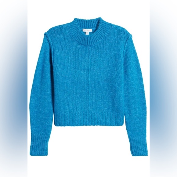 NWOT TOPSHOP vibrant blue sweater - Picture 3 of 6